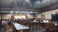 Orlando Hamonangan Sianipar selaku Kepala Seksi Intelijen Kepabeanan saat menjadi saksi di Pengadilan Tipikor Jakarta, Rabu, 20/5/2026 | Syahrul Baihaqi/Forum Keadilan