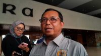 Anggota Komisi VI DPR RI dari Fraksi Partai Demokrat Herman Khaeron di Kompleks Parlemen, Senayan, Jakarta, Kamis, 21/5/2026 | Novia Suhari/Forum Keadilan
