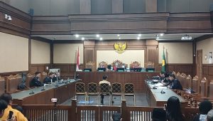 Eks Wamenaker Noel Ebenezer di Pengadilan Tipikor Jakarta, Senin, 25/5/2026 | Syahrul Baihaqi/Forum Keadilan