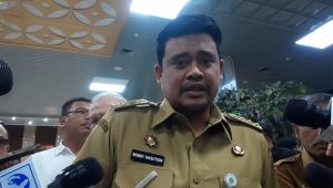 Gubernur Sumatra Utara Bobby Nasution di Kompleks Parlemen, Senayan, Jakarta, Senin, 25/5/2026 | Novia Suhari/Forum Keadilan