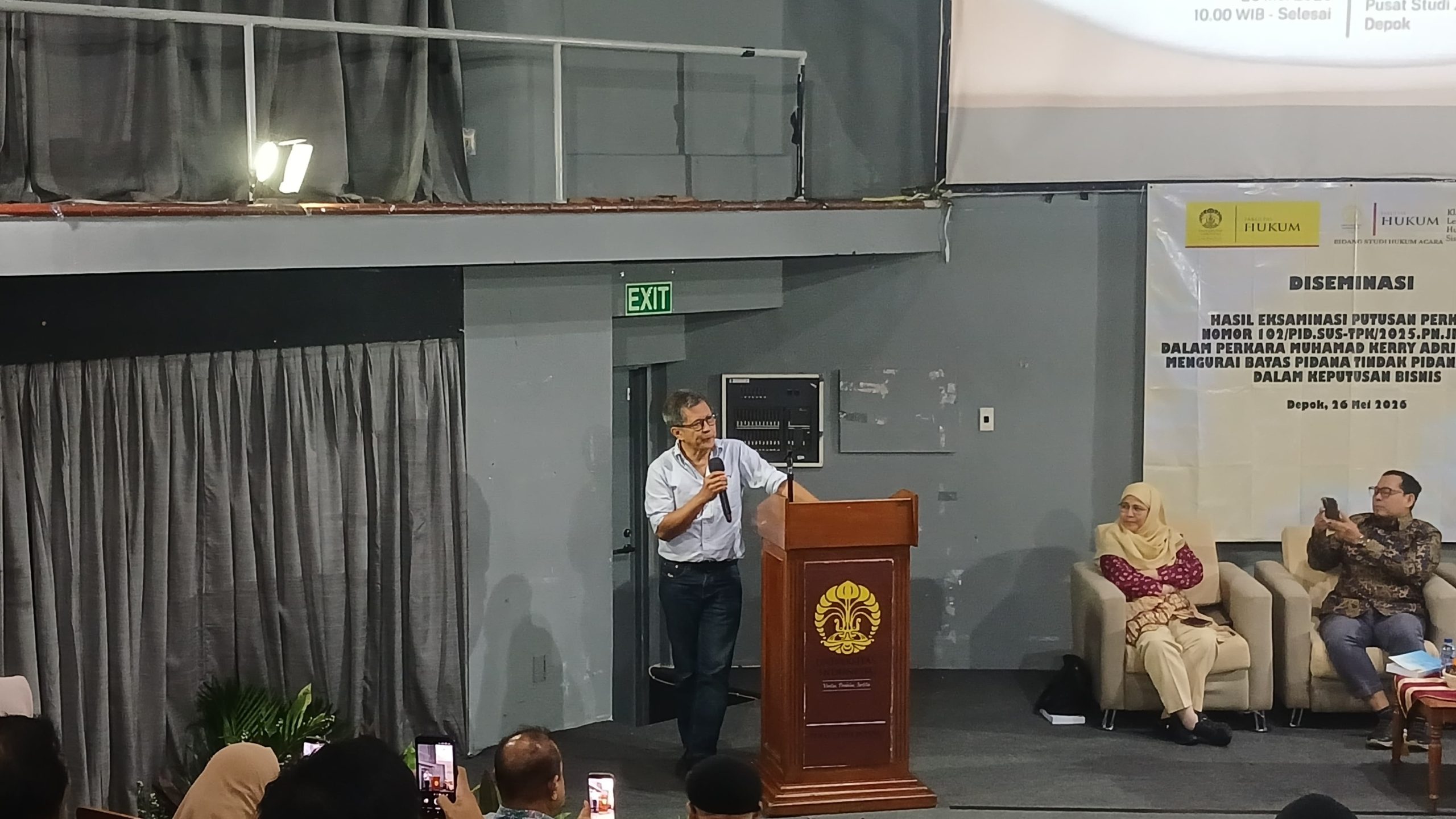 Rocky Gerung Ingatkan Penegakan Hukum Tak Boleh Dipengaruhi Opini Publik
