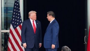 Presiden Amerika Serikat (AS) Donald Trump bertemu dengan Presiden Cina Xi Jinping | Dok. Reuters