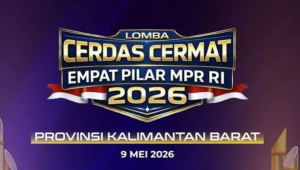 Lomba Cerdas Cermat (LCC) 4 Pilar MPR RI tingkat Provinsi Kalimantan Barat (Kalbar) | Ist