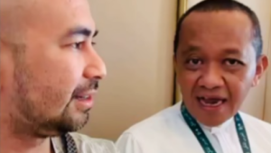 Menteri Energi dan Sumber Daya Mineral (ESDM) yang juga Ketua Umum Partai Golkar Bahlil Lahadalia bersama Utusan Khusus Presiden Bidang Pembinaan Generasi Muda dan Pekerja Seni Raffi Ahmad | Instagram @raffinagita1717