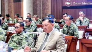 Menteri Pertahanan (Menhan) Sjafrie Sjamsoeddin dalam Rapat Kerja dengan Komisi I DPR RI, di Kompleks Parlemen, Senayan, Jakarta, Selasa, 19/5/2026 | YouTube TVR Parlemen