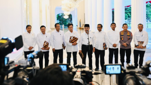 Pertemuan Presiden Prabowo Subianto dengan KPRP terkait tindak lanjut rekomendasi Reformasi Polri, di Istana Merdeka, Jakarta, pada Selasa, 5 Mei 2026. | Dok BPMI Setpres/Laily Rachev