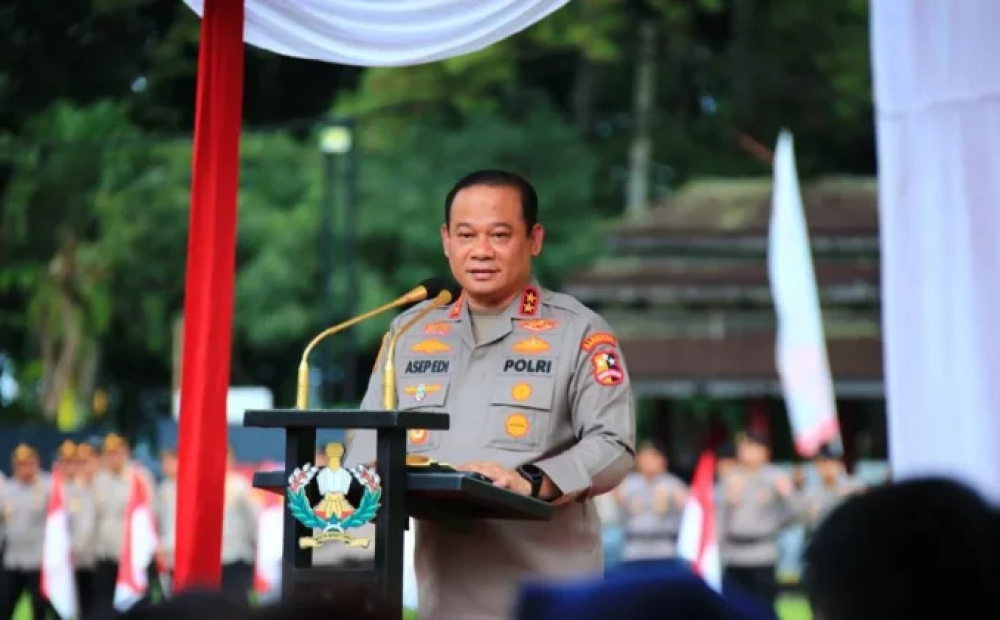 Kapolda Asep Edi Suheri Naik Pangkat Bintang Tiga