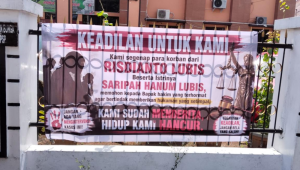 Koalisi Korban Minta Pengawasan Khusus Sidang Perkara Risdianto Lubis dan Saripah Hanum Lubis. | Ist