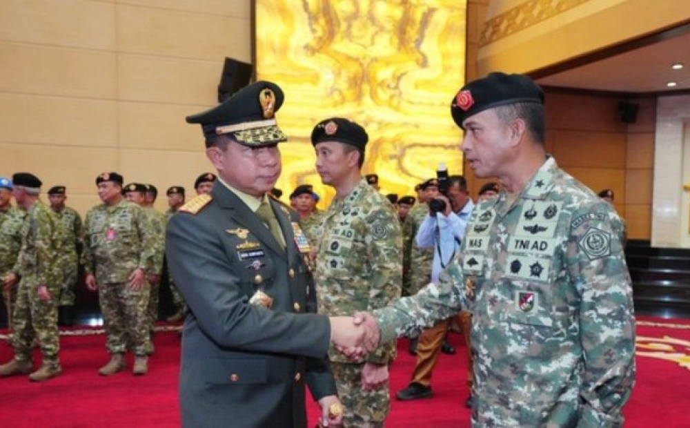 Resmi! Panglima Lantik Brigjen Muhammad Nas Jadi Kapuspen TNI