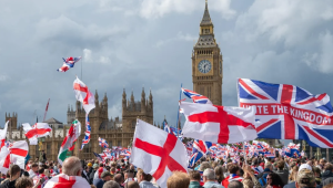 Puluhan ribu warga turun ke jalan untuk berpartisipasi dalam demonstrasi besar-besaran bertajuk “Unite the Kingdom” yang terjadi di Ibu Kota Inggris, London, pada akhir pekan lalu. | Ist
