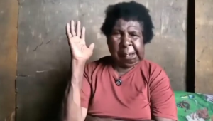 Tokoh perempuan adat dan pejuang lingkungan dari Merauke, Papua Selatan, Yasinta Moiwend alias Mama Sinta. | Ist