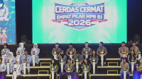 kegiatan Lomba Cerdas Cermat (LCC) Empat Pilar MPR RI 2026 tingkat Provinsi Kalimantan Barat pada Senin, 11/5/2026. | YouTube MPR RI
