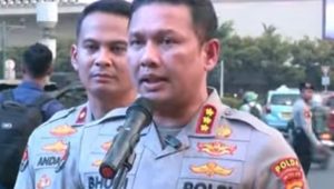 Kabid Humas Polda Metro Jaya Kombes Pol Budi Hermanto dalam konferensi pers di Bundaran HI, Jakarta, Jumat, 12/6/2026 | Ist