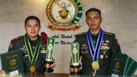 Letkol (Inf) Teddy Indra Wijaya (kiri) dan Letkol (Inf) Denny Sopyan | Ist