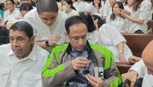 Eks Menteri Pendidikan, Kebudayaan, Riset, dan Teknologi (Mendikbudristek) Nadiem Anwar Makarim di Pengadilan Tipikor, Selasa, 2/6/2026 | Ist