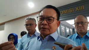 Kepala Staf Kepresidenan (KSP) Dudung Abdurachman di Kompleks Parlemen, Senayan, Jakarta, Rabu, 3/6/2026 | Novia Suhari/Forum Keadilan