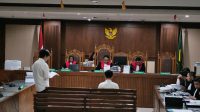 Eks Direktur BRI Ventures Nicko Widjaja saat membacakan pleidoi di Pengadilan Tipikor Jakarta, Rabu, 3/6/2026 | Ist