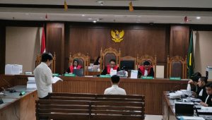 Eks Direktur BRI Ventures Nicko Widjaja saat membacakan pleidoi di Pengadilan Tipikor Jakarta, Rabu, 3/6/2026 | Ist