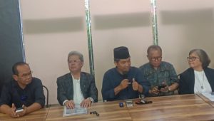 Pengamat politik Ray Rangkuti di Fleudelis Cafe & Resto, Polda Metro Jaya, Jakarta, Kamis, 4/6 2026 | Muhammad Reza/Forum Keadilan