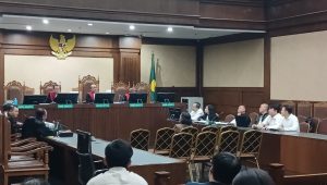 Sri Pangestuti selaku PPJK saat bersaksi di kasus Blueray Cargo di Pengadilan Tipikor Jakarta, Jumat, 5/6/2026 | Syahrul Baihaqi/Forum Keadilan