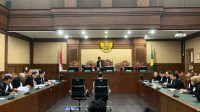 Eks Mendikbudristek Nadiem Anwar Makarim di Pengadilan Tipikor Jakarta, Selasa, 9/6/2026 | Syahrul Baihaqi/Forum Keadilan