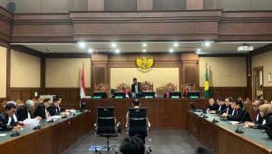 Eks Mendikbudristek Nadiem Anwar Makarim di Pengadilan Tipikor Jakarta, Selasa, 9/6/2026 | Syahrul Baihaqi/Forum Keadilan