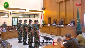 Sidang putusan kasus penyerangan Andrie Yunus di Pengadilan Militer II-08 Jakarta, Rabu, 10/6/2026 | YouTube YouTube Dilmil Jakarta