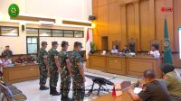 Sidang putusan kasus penyerangan Andrie Yunus di Pengadilan Militer II-08 Jakarta, Rabu, 10/6/2026 | YouTube YouTube Dilmil Jakarta