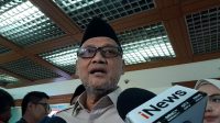 Menteri Haji Mochamad Irfan Yusuf Hasyim di Kompleks Parlemen, Senayan, Jakarta, Rabu, 10/6/2026 | Novia Suhari/Forum Keadilan