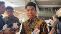 Juru Bicara Partai Gerindra Bahtra Banong di Kompleks Parlemen, Senayan, Jakarta, Rabu, 17/6/2026 | Novia Suhari/Forum Keadilan