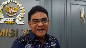 Ketua DPP PDI Perjuangan Andreas Hugo Pareira di Kompleks Parlemen, Senayan, Jakarta, Kamis, 18/6/2026 | Novia Suhari/Forum Keadilan