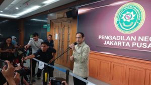 Eks Mendkibudristek Nadiem Makarim di Pengadilan Tipikor Jakarta, Selasa, 23/6/2026 | Syahrul Baihaqi/Forum Keadilan