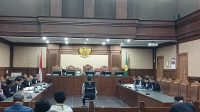 Eks Ketua Ombdusman Hery Susanto saat menghadapi sidang dakwaan di Pengadilan Tipikor Jakarta, Kamis, 25/6/2026 | Syahrul Baihaqi/Forum Keadilan