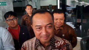 Wakil Ketua Umum Dewan Pimpinan Pusat (DPP) Partai Gerindra Prasetyo Hadi di Kompleks Parlemen, Senayan, Jakarta, Jumat, 26/6/2026 | Novia Suhari/Forum Keadilan