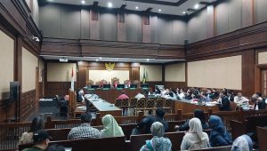 Sidang kasus dugaan korupsi fasilitas pembiayaan ekspor LPEI di Pengadilan Tipikor Jakarta, Jumat, 26/6/2026 | Syahrul Baihaqi/Forum Keadilan
