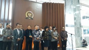 Wamenkeu Juda Agung (paling ujung kanan), di Kompleks Parlemen, Senayan, Jakarta, Senin, 29/6/2026 | Novia Suhari/Forum Keadilan