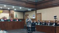 Nadiem Makarim saat sidang pembacaan vonis di Pengadilan Tipikor Jakarta, Selasa, 30/6/2026 | Syahrul Baihaqi/Forum Keadilan
