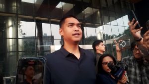 Mantan Menteri Pemuda dan Olahraga (Menpora) Dito Ariotedjo di Gedung KPK, Jakarta, Selasa, 30/6/2026 | Muhammad Reza/Forum Keadilan
