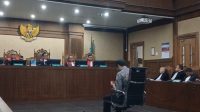 Nadiem Makarim saat sidang pembacaan vonis di Pengadilan Tipikor Jakarta, Selasa, 30/6/2026 | Syahrul Baihaqi/Forum Keadilan