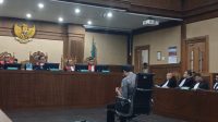 Nadiem Makarim saat sidang pembacaan vonis di Pengadilan Tipikor Jakarta, Selasa, 30/6/2026 | Syahrul Baihaqi/Forum Keadilan