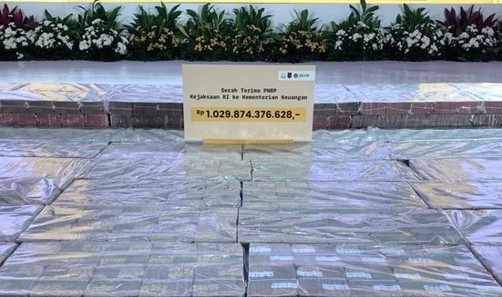 Jaksa Agung Serahkan PNBP ke Purbaya, Jumlahnya Mencapai Rp1,029 T