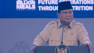 Presiden Prabowo Subianto menghadiri acara Building Indonesia's Future Generations Through Nutrition yang diselenggarakan di Sentul International Convention Center (SICC), Kabupaten Bogor, Provinsi Jawa Barat, pada Rabu, 3 Juni 2026. | YouTube Sekretariat Presiden