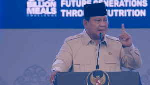 Presiden Prabowo Subianto menghadiri acara Building Indonesia's Future Generations Through Nutrition yang diselenggarakan di Sentul International Convention Center (SICC), Kabupaten Bogor, Provinsi Jawa Barat, pada Rabu, 3 Juni 2026. | YouTube Sekretariat Presiden