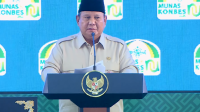 Presiden Prabowo Subianto menghadiri Penutupan Musyawarah Nasional (Munas) Alim Ulama dan Konferensi Besar (Konbes) Nahdlatul Ulama (NU) 2026 yang diselenggarakan di Institut Agama Islam (IAI) Syaichona Mohammad Cholil, Kabupaten Bangkalan, Jawa Timur, pada Selasa, 23 Juni 2026. | Dok BPMI Setpres/Laily Rachev