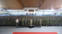 Latihan Pembekalan Bela Negara dan Manajerial calon manager Koperasi Desa/Kelurahan Merah Putih (KDKMP) maupun Kampung Nelayan Merah Putih (KNMP) di Pusdiklat Kompetensi Bela Negara, Bogor, pada Selasa, 30/6/2026 | Dok. Kemhan RI