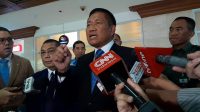 Wakil Menteri Pertahanan (Wamenhan) Donny Ermawan Taufanto di Kompleks Parlemen, Senayan, Jakarta, Rabu, 1/7/2026 | Novia Suhari/Forum Keadilan