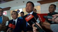 Wakil Menteri Pertahanan (Wamenhan) Donny Ermawan Taufanto di Kompleks Parlemen, Senayan, Jakarta, Rabu, 1/7/2026 | Novia Suhari/Forum Keadilan