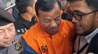 Bupati Kuantan Singingi (Kuansing) Suhardiman Amby di Gedung Merah Putih KPK, Jakarta, Rabu, 1/7/2026 | Muhammad Reza/Forum Keadilan
