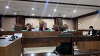 Sidang pembacaan tuntutan terhadap 3 perusahaan TaniHub di Pengadilan Tipikor Jakarta, Senin, 6/7/2026 | Syahrul Baihaqi/Forum Keadilan