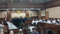 Sidang pemeriksaan saksi dalam kasus dugaan korupsi Lembaga Pembiayaan Ekspor Indonesia (LPEI) di Pengadilan Tipikor Jakarta, Senin, 6/7/2026 | Syahrul Baihaqi/Forum Keadilan